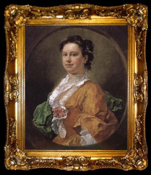 framed  William Hogarth Salt Mrs, ta009-2